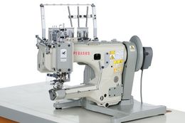 FW200 ： Feed-up-the-arm, cylinder bed, double chain-stitch machines
