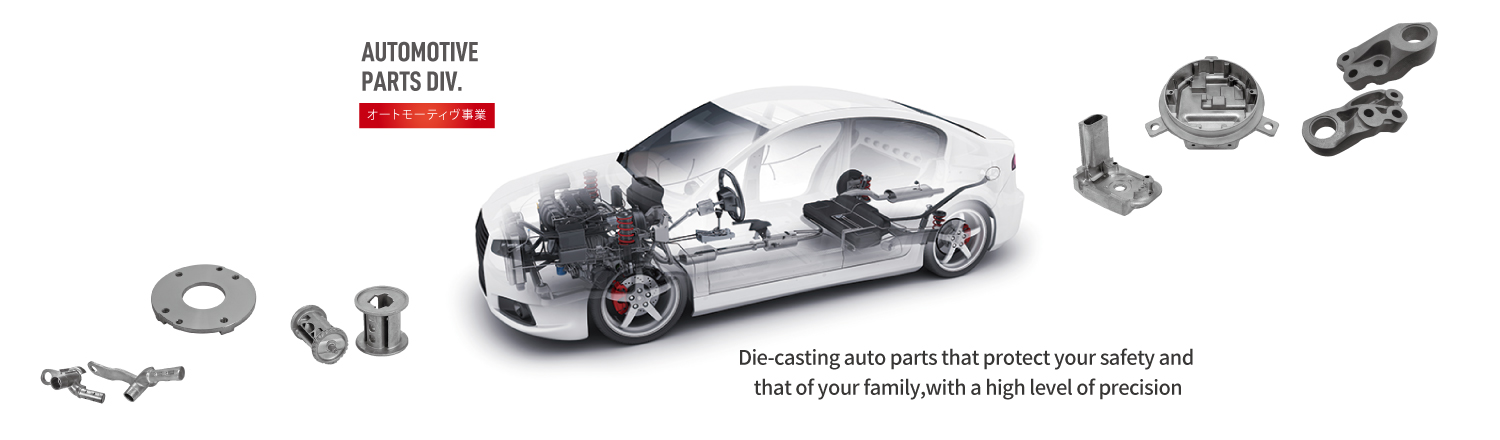 Die casting auto parts that protect your safety and that of your family, with a high level of precision