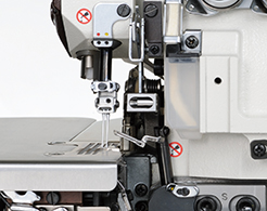 GXT3200 ： Dry-head type, Variable top feed, safety stitch machines