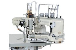 FV200 ： Feed-off-the-arm, cylinder bed, double chain-stitch machines for lap seaming