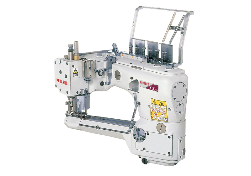FS700P ： Feed-off-the-arm, cylinder bed, 4-needle interlock stitch machines for flat seaming