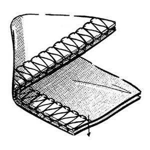 1-needle 3-threads, overedge (plain seaming)  *LEFT HAND machine